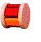 Wooden Roller Rattle